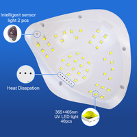 Lampa do paznokci UV LED z funkcją pamięci lampa do żelu polski lampa do suszenia 45 lampa LED do Manicure użytku domowego i Salon paznokci 3